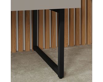 Lot de 2 pieds STRUCTURE pour meuble sous vasque