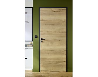 Bloc-porte Roxie chêne industriel bâti fin de chantier