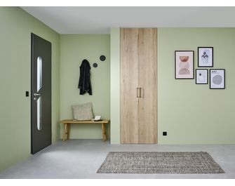 Porte de placard battant REVE mélaminé sur-mesure