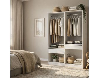 Dressing blanc L.120 cm Pléiade