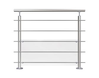 Kit balustrade LYCIUM à plat en aluminium