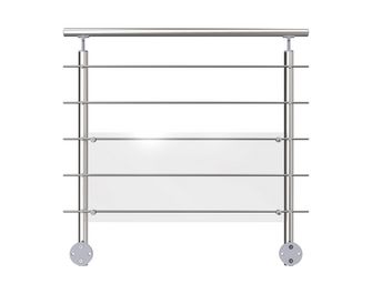 Kit balustrade LYCIUM pose latérale en aluminium