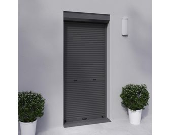 Volet roulant recoupable PVC Boston à tirage direct pour porte