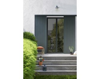 Volet coulissant 1 vantail 27mm en aluminium sur mesure