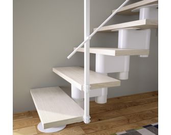 Echelle gain de place quart tournant