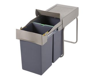 Poubelle pour tri sélectif 2x12L