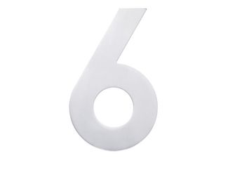 Numéros de rue droit Inox : 6/9