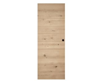 Porte coulissante NAIADE chêne plaqué à condamnation