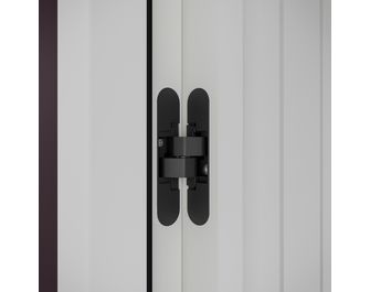 Bloc-porte thermique VERTICALE *** Laqué Blanc - Fin de chantier