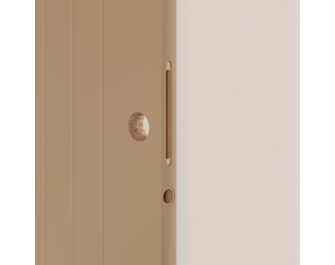 Porte coulissante LINE * prépeint - avec serrure