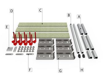 Module bas de la solution Modulofast pour remplacement de baignoire