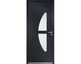 Porte d'entrée Moncelle Aluminium poignée Iris