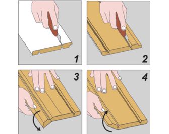 Plinthe 3en1 sol stratifié ACTUAL décor Chêne naturel