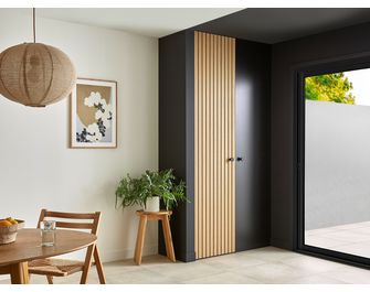 Porte de placard battante REVE effet Claustra sur-mesure