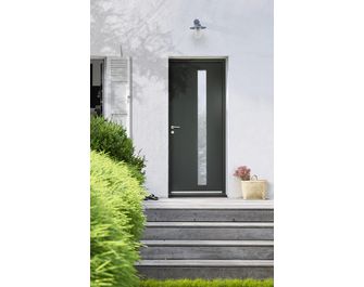 Porte d'entrée Sorbey Aluminium