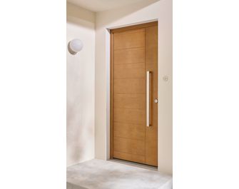 Porte d'entrée Alcinelle Chêne sur-mesure