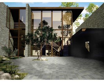 Carrelage extérieur FLORAC effet pavés