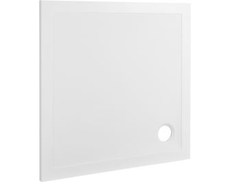 Receveur de douche carré résine MINERAL droit