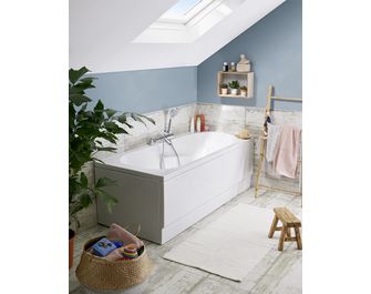 Baignoire droite acryl OMAHA