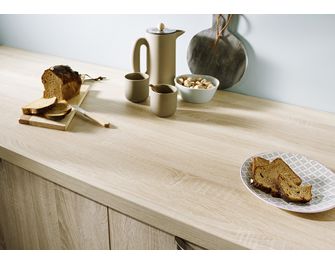 Plan de travail chêne blanchi 38 mm