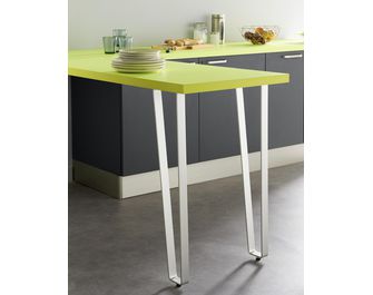 Pied de table en V