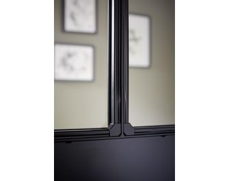 Porte coulissante VERRIERE noir