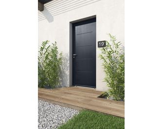 Porte d'entrée Mocka Acier