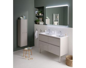 Miroir de salle de bains lumineux 120 cm KAPSUL