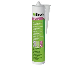 Mastic silicone Illbruck LD704 pour fenêtres, portes PVC et verrières