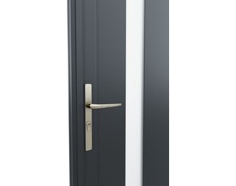 Porte d'entrée  AUDA Aluminium 215 x 90 cm