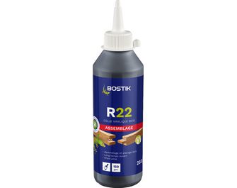 Colle vinylique bois Bostik R22 - Biberon 250 g