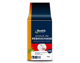 Enduit de rebouchage poudre Bostik - 5 kg