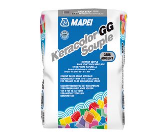 Joint carrelage souple Keracolor GG – Gris ciment – Sac 25 kg