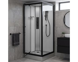 Cabine de douche MALAURY hydromassante 120x90 cm