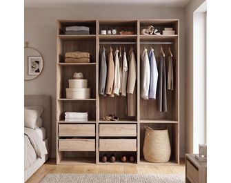 Dressing ouvert chêne Halifax L.240 cm Pléiade