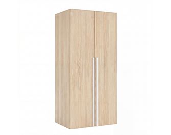 Dressing 2 portes chêne clair L.80 cm Pléiade