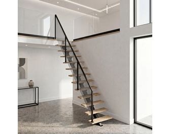 Escalier Elliot droit rampe Evence