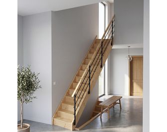 Escalier Faubourg droit rampe Evan