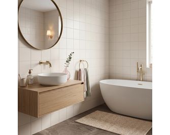 Carrelage mural CHLOE BLANC 12,4X12,4 cm