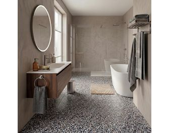 Carrelage terrazzo sol et mur THALYA 20x20 cm