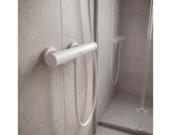 Mitigeur de douche mécanique FINORIS blanc
