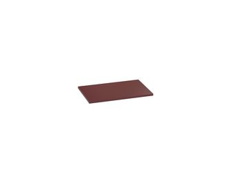 Plan de toilette mélaminé décor vernis laqué rouge grenat mat FORMEO