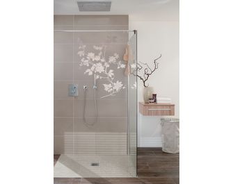 Receveur de douche carré à carreler FUNDO Plano centré