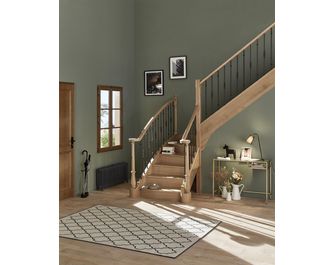 Escalier Chambord avec rampe Antique