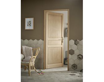 Porte seule CLASSIQUE Chêne plaqué