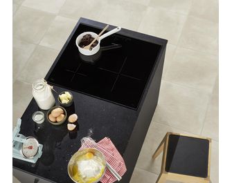 Plan de travail quartz ONYX sur-mesure Ep.20/40 mm
