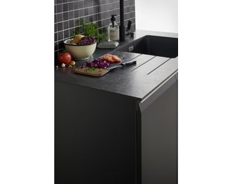 Plan de travail compact GRAPHITE sur-mesure Ep.10 mm
