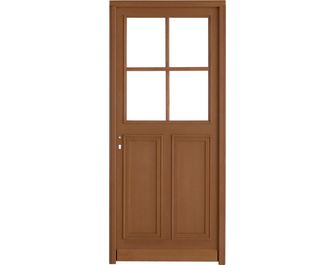 Porte d'entrée Chambon 4 carreaux