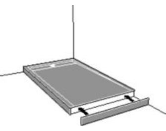 Bandeaux pour receveur de douche