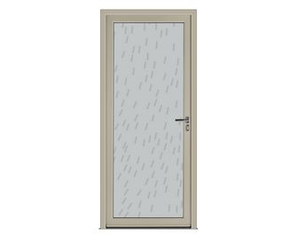 Porte d'entrée Adénora Aluminium avec vitrage Orgue sur-mesure
